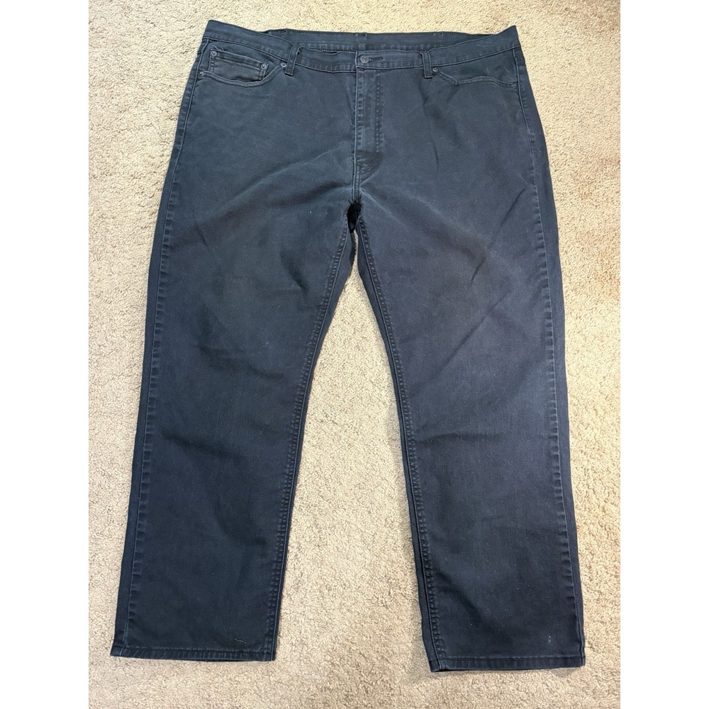 Levi's 541 Jeans Mens 42X32 Black Athletic Tapered Leg Denim Casual Preppy